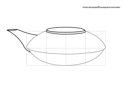Как нарисовать чайник карандашом поэтапно для начинающих