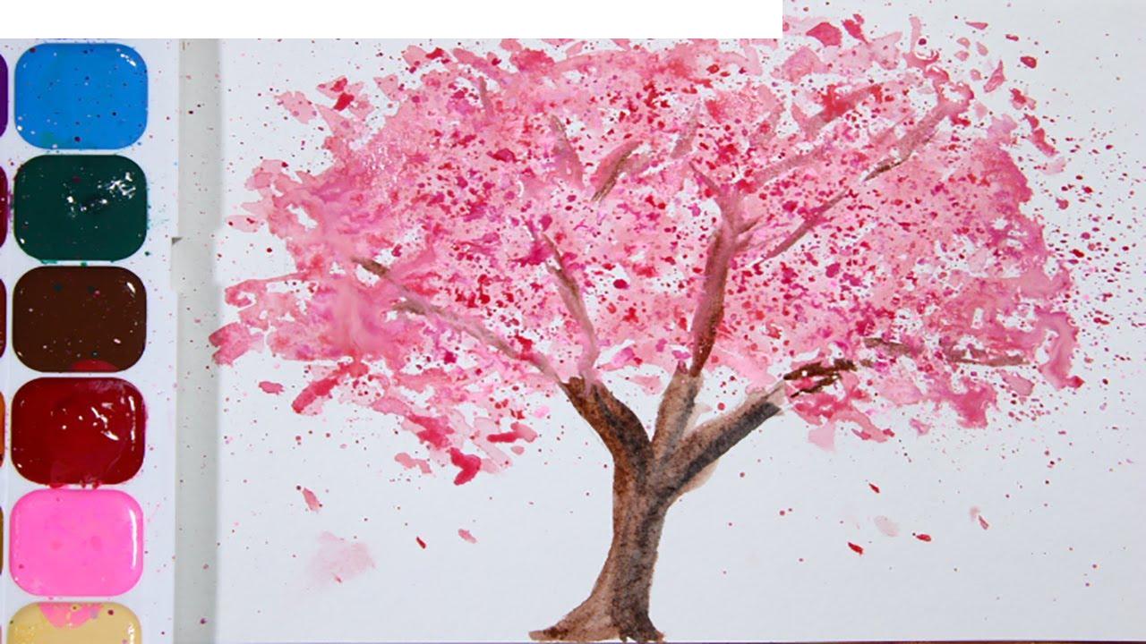 Sakura ağacını addım-addım necə çəkmək olar