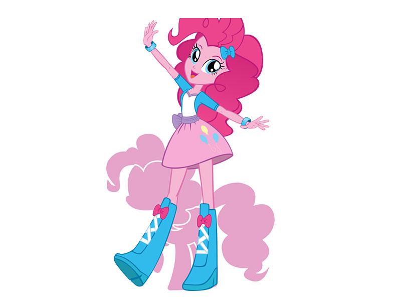 Kumaha ngagambar Equestria Girl Pinkie Pie
