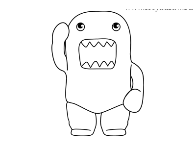 Как нарисовать Domo-Kun