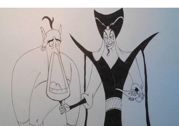 Cum să desenezi Jafar și Jin