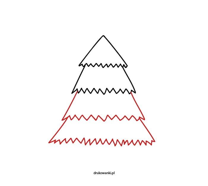 Как нарисовать елку &#8212; на Рождество &#8212; поэтапно