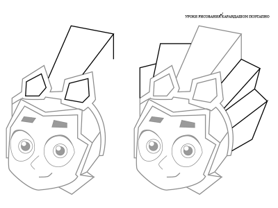 Как нарисовать Файера Фиксики