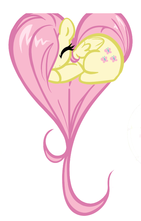 Kako nacrtati Fluttershy kao srce