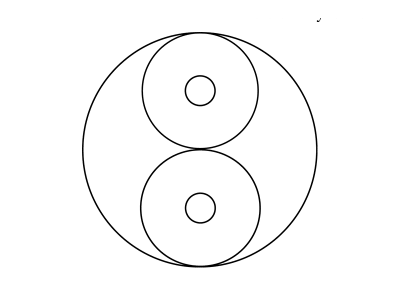 Как нарисовать Инь Янь