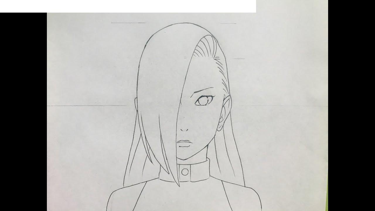 Naruto'dan Ino nasıl çizilir