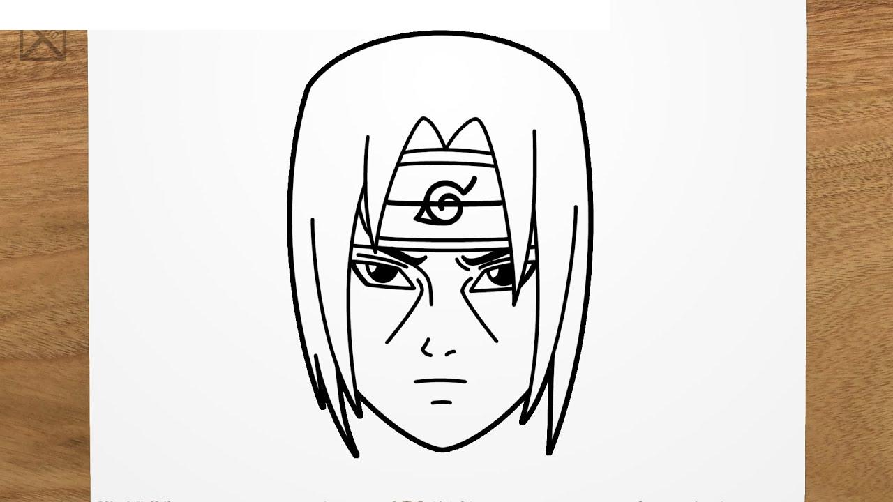 How to draw Itachi Uchiha from Naruto