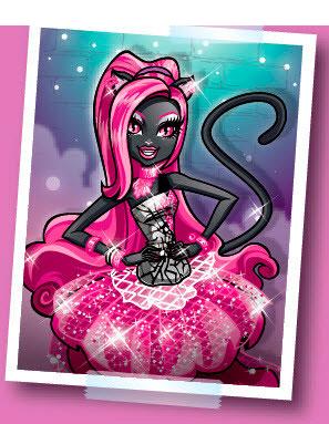 Како да се нацрта Кети Ноар од Monster High