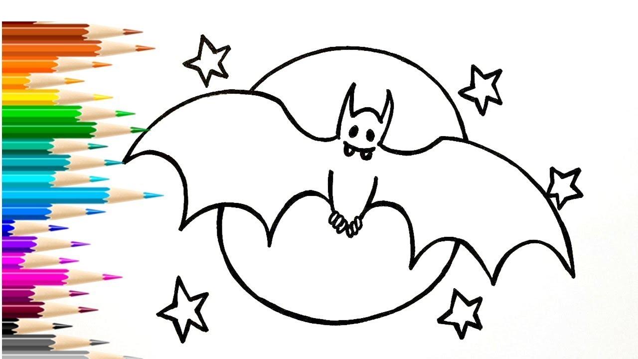 Como desenhar um morcego para o Halloween