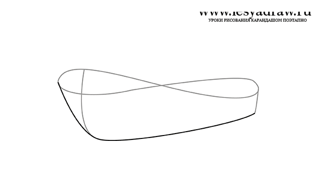Нарисовать лодку карандашом 1 класс