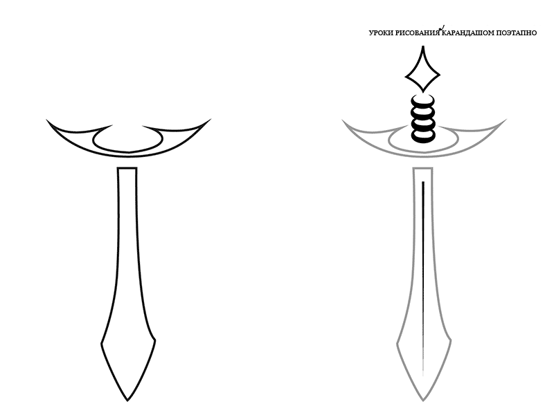 Jak nakreslit meč tetovací tužkou