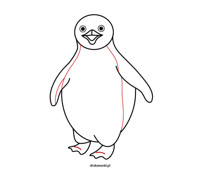 Как нарисовать пингвина &#8212; поэтапная инструкция для детей