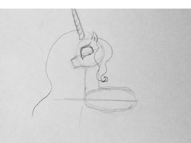Как нарисовать пони принцессу Лето
