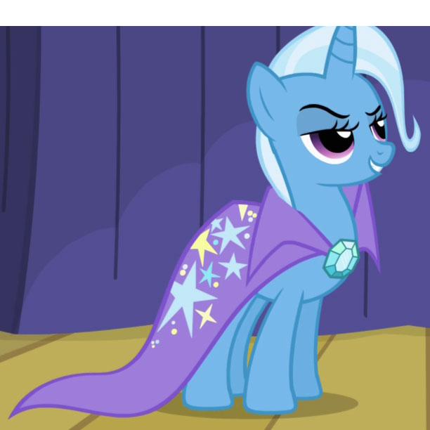 Mar a tarraing pony Trixie