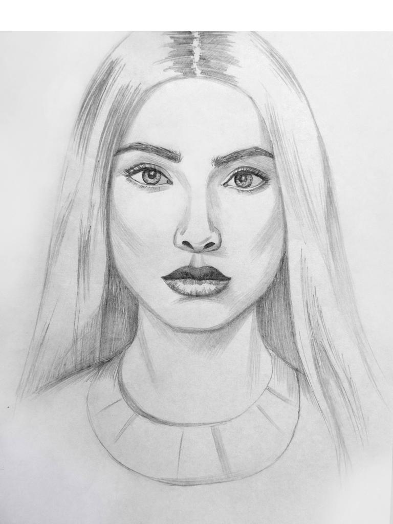 Hoe teken je een portret van een persoon met een potlood?