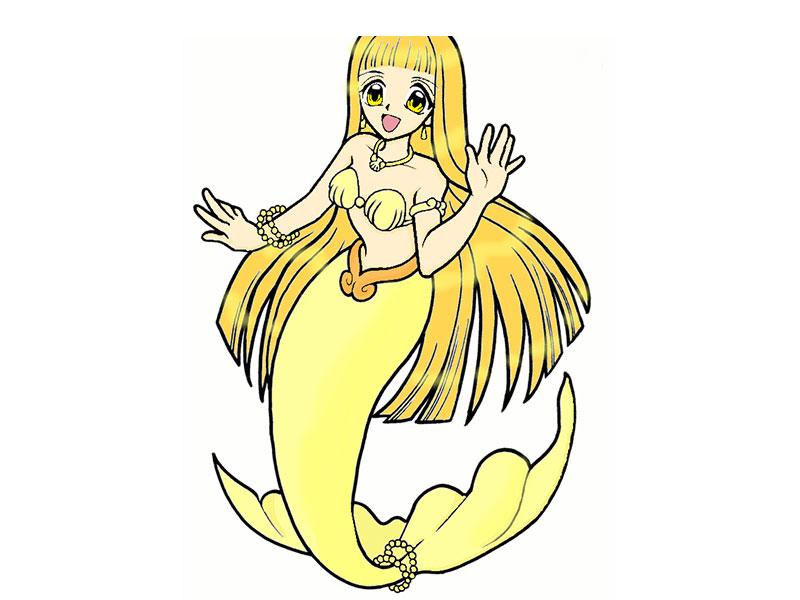 Wéi eng Anime Mermaid mat engem Bleistift Schrëtt fir Schrëtt ze zéien