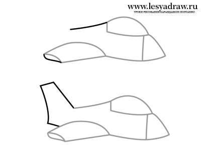 Как нарисовать самолет для детей