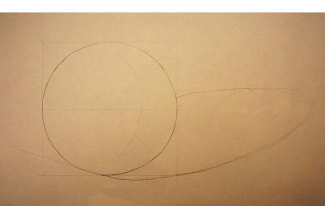 Как нарисовать шар с тенью карандашом