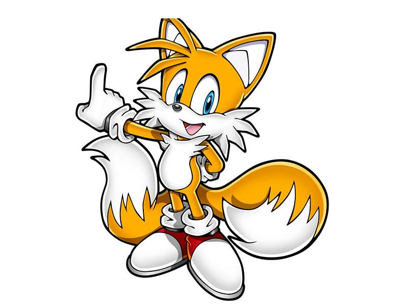 Sut i dynnu Sonic X: Miles "Tails" Prower