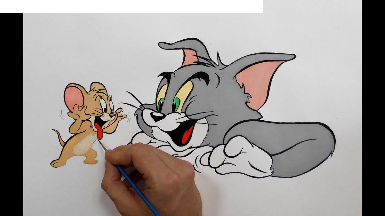 Как нарисовать Тома и Джерри