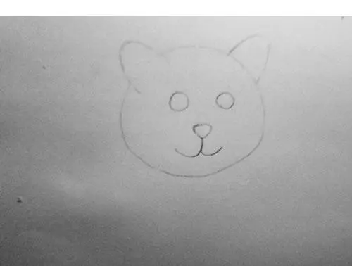 Как просто нарисовать котика