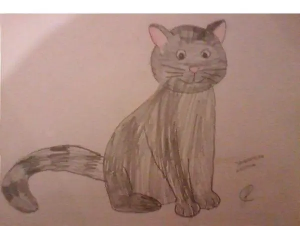 Как просто нарисовать котика