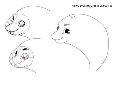 Как рисовать дельфиненка