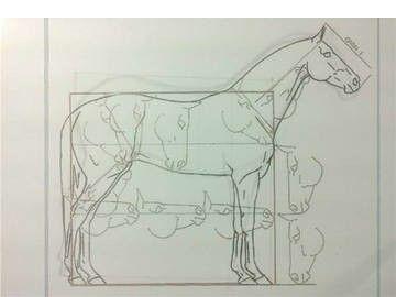 Картинки лошадь, конь для срисовки