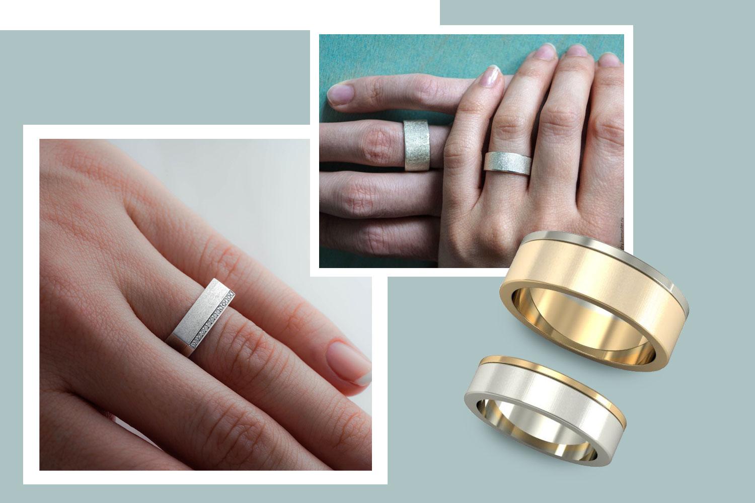 Матовые обручальные кольца &#8212; какие они?