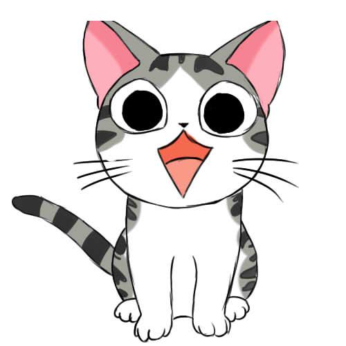 Disegna gattini anime