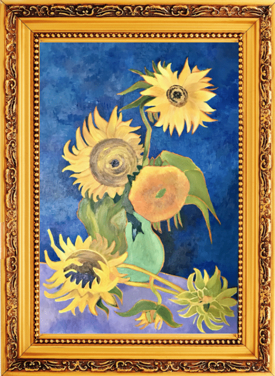 Автор картины sunflowers