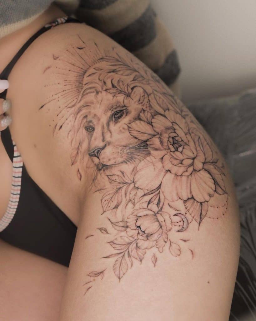 30 удивительных дизайнов татуировок на бедрах для женщин