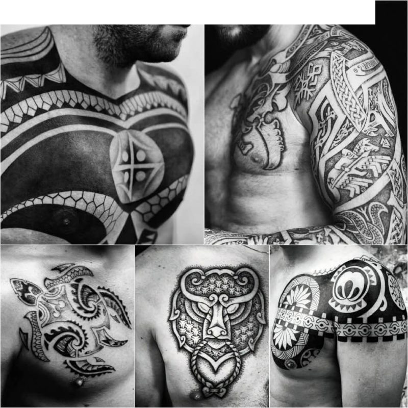 Мужские Тату на Груди — Вдохновляющие Татуировки для Смелых