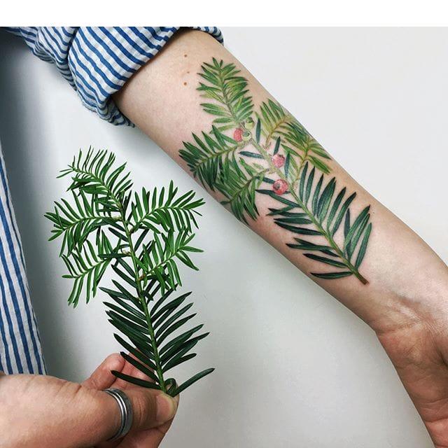 Под огнем: синие и зеленые пигменты для татуировки