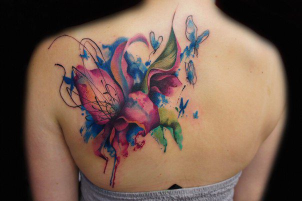 Daim ntawv qhia Style: Watercolor Tattoos