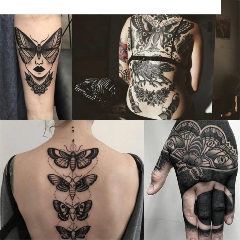 Tetovaža metulja – ideje in pomen tetovaž metulja