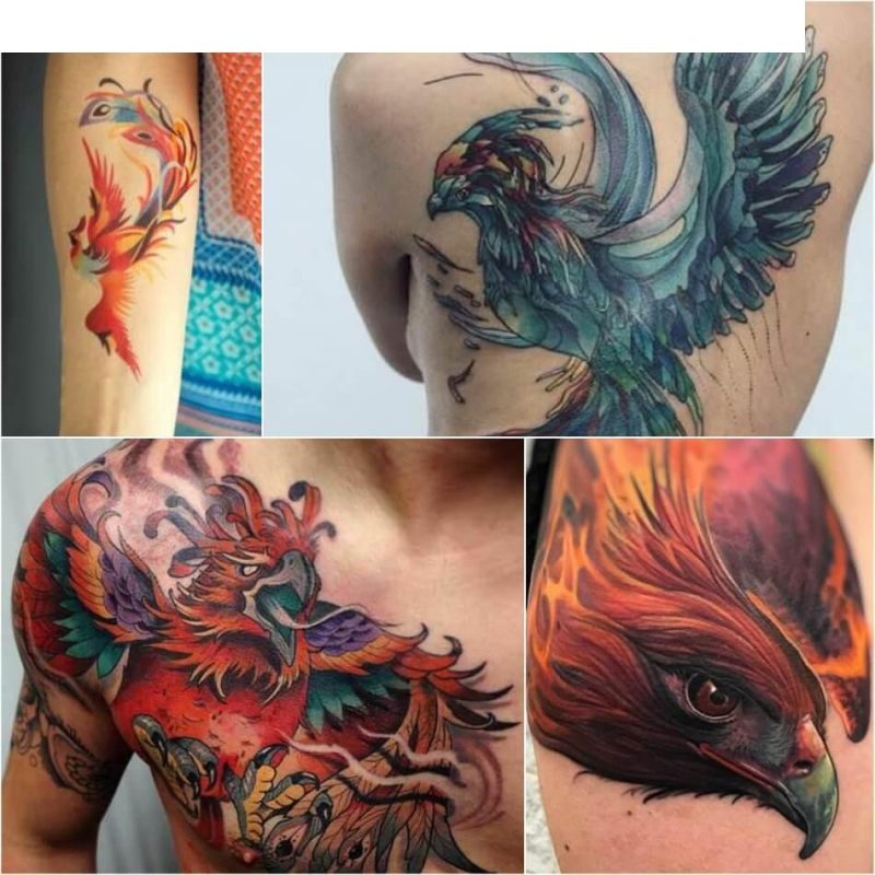 Tetovaža feniksa - ideje i značenje tetovaže feniksa