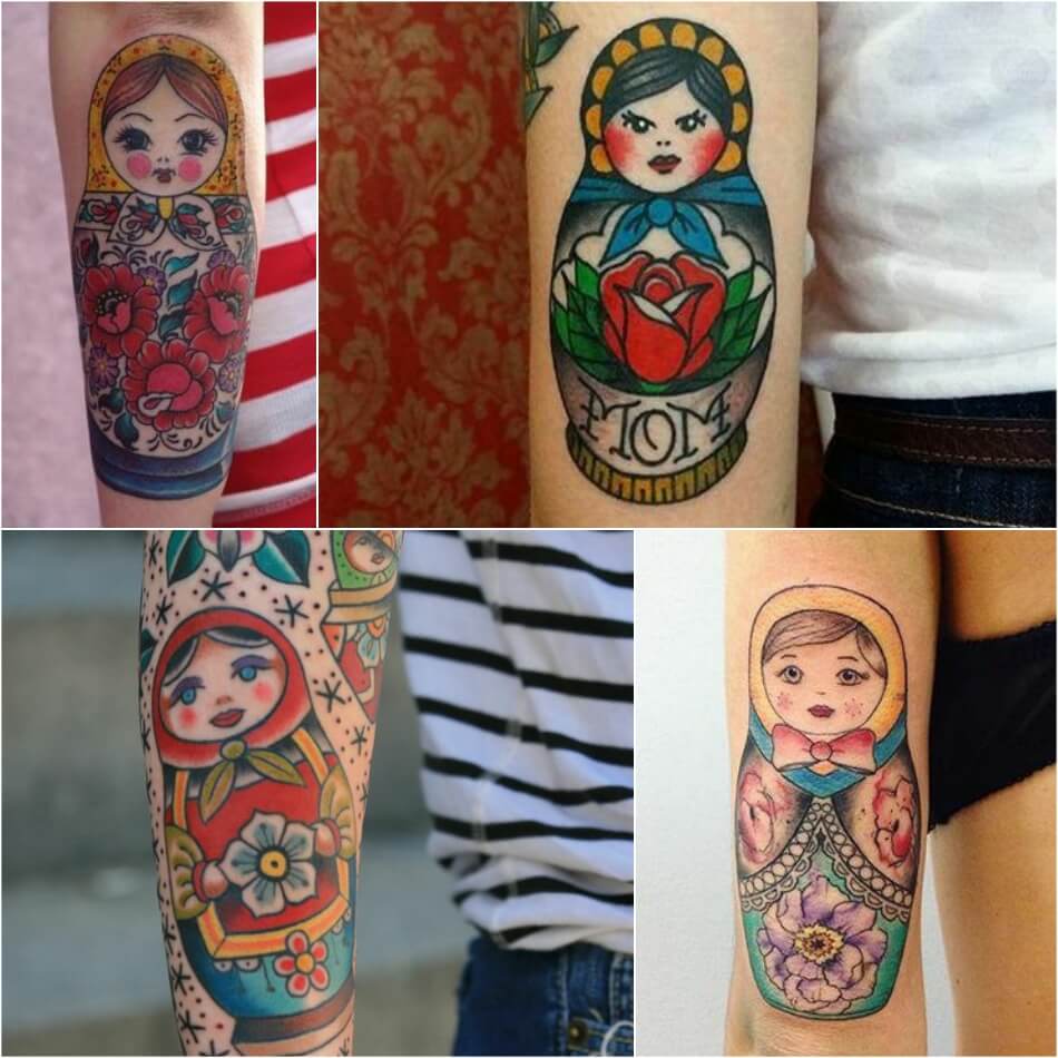 Tatuaje Matryoshka - Ideas y Significado del Tatuaje Matryoshka