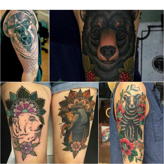Тату Медведя — Татуировки для Смелых и Сильных Характером