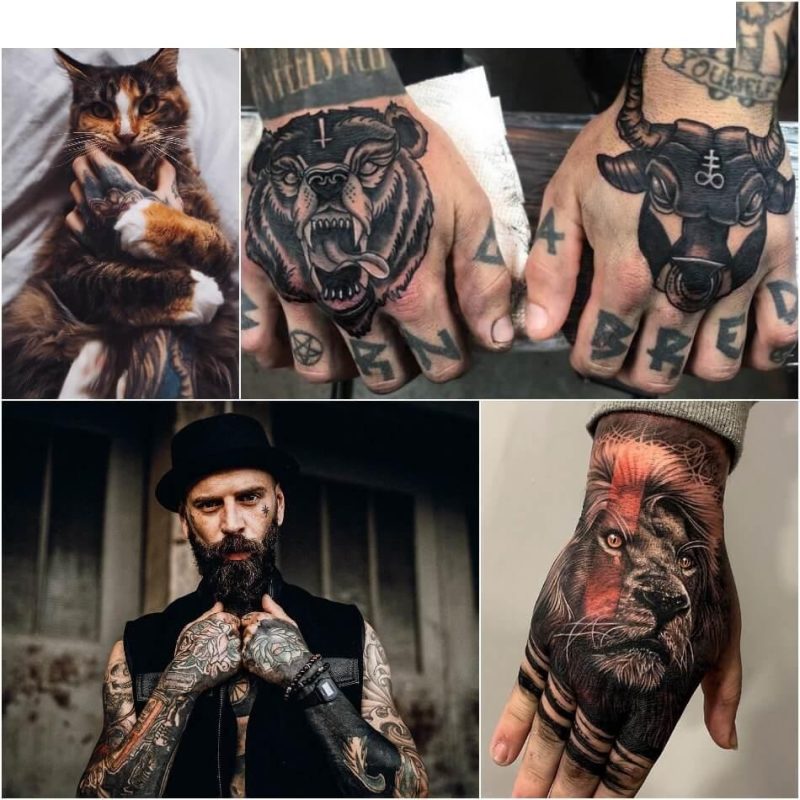 Tatuatges a mà per a homes - Tatuatges a mà per a homes sense pesar