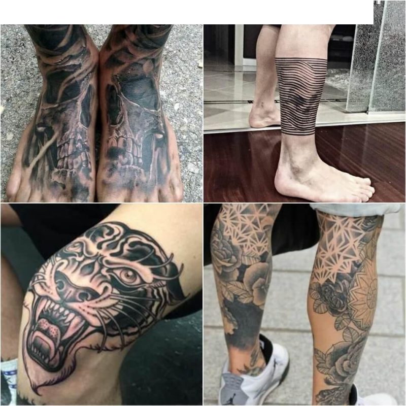 Тату на Ноге у Мужчин — Лучшие Мужские Татуировки На Ноге