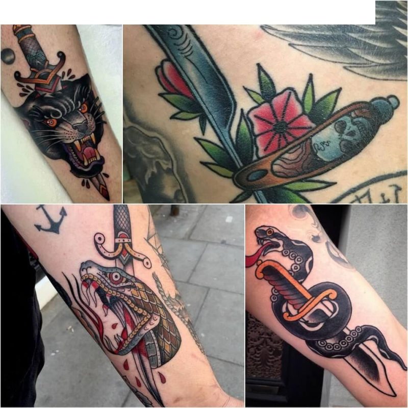 Тату Олдскул —  Самые Популярные Татуировки в стиле Олдскул