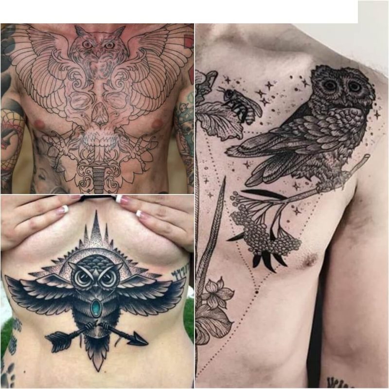 Тату Сова  —  Значение  и Эскизы Татуировки с Совой