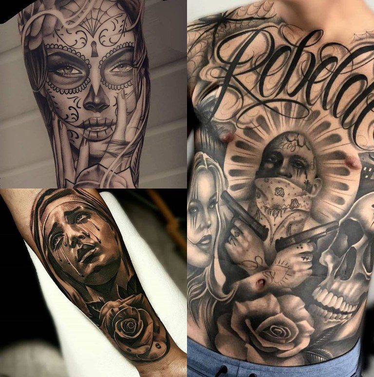 Татуировки чикано: корни, культурные отсылки и художники