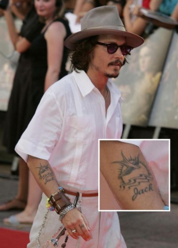 Jack Sparrow tetoválások
