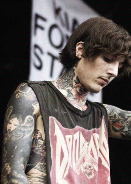 Discover more than 80 oliver sykes neck tattoo super hot  incdgdbentre