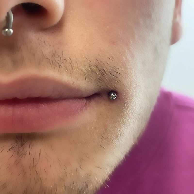 Stay calm before and during your piercing